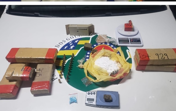 Drogas apreendidas foram avaliadas em R$ 14 mil