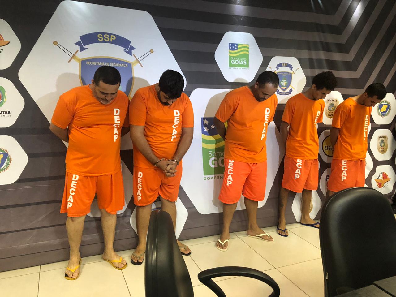 Presa quadrilha suspeita de pelo menos seis assaltos em propriedades rurais de Goiás