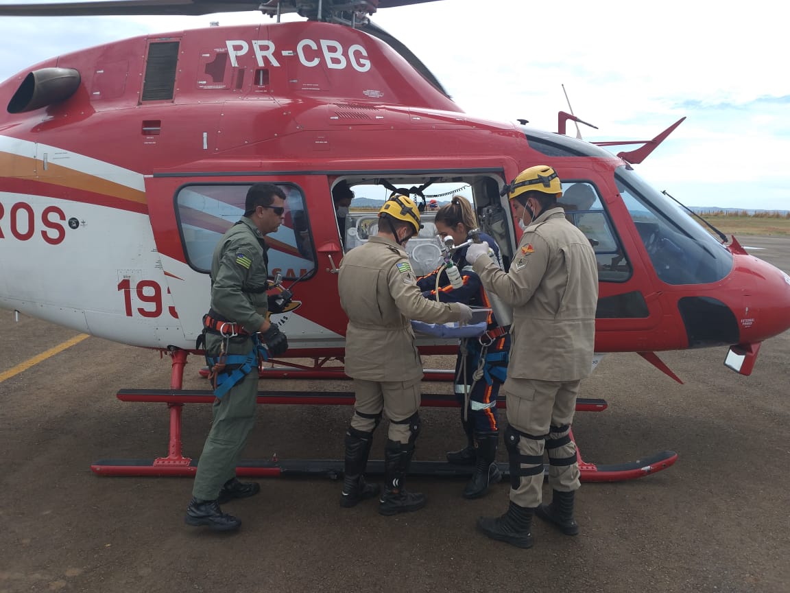 Bombeiros atendem parturiente em trabalho de parto prematuro em Itaberaí