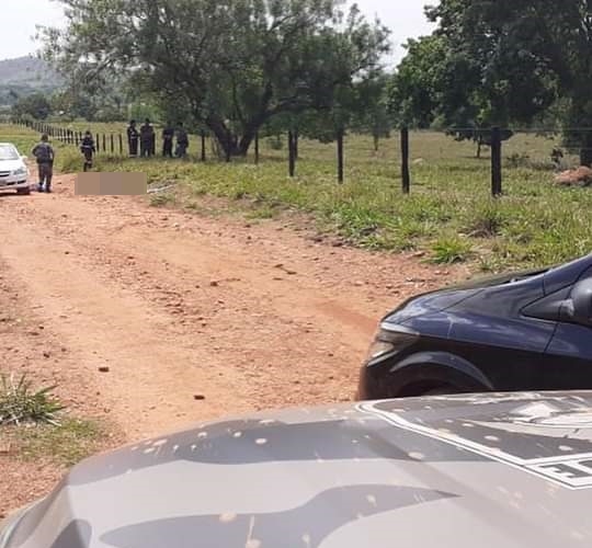 Corpo de motorista por aplicativo encontrado morto no distrito de Varjão (Foto: Reprodução)