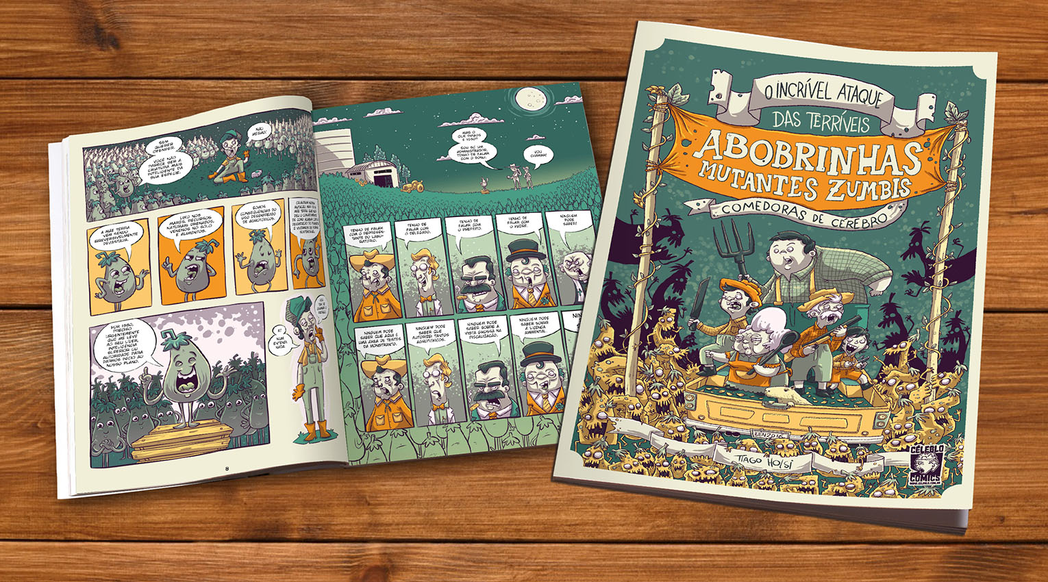 Quadrinista goiano Tiago Holsi busca apoio no Catarse para lançar história em quadrinho