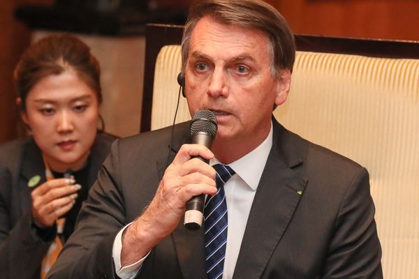 No vídeo postado em sua conta no Twitter, Bolsonaro se comparou a um leão acossado por hienas depois das vitórias da esquerda e de manifestações de rua em países da América Latina