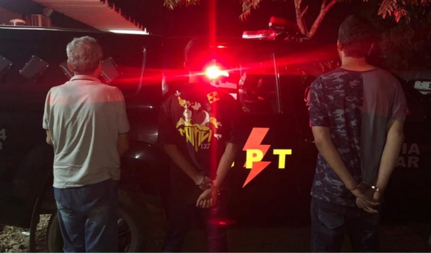 Três suspeitos foram presos de participar no roubo do caminhão