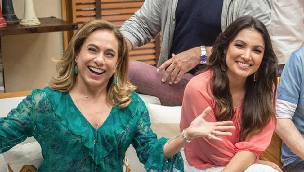 Em um dos quadros, Cissa falava sobre os benefícios dos cogumelos e ofereceu a Patrícia.