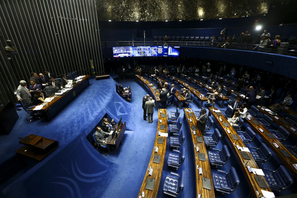 Senadores votarão três projetos nesta semana