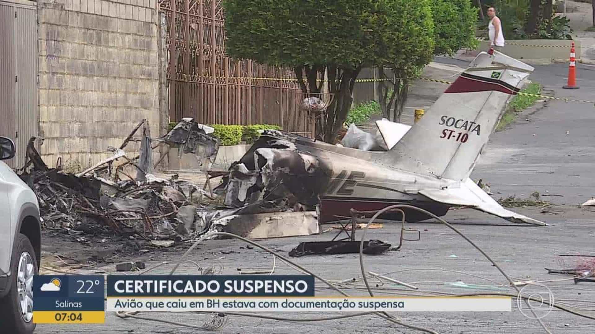 Sem mencionar nomes, a Fundação Hospitalar confirmou que os três homens feridos em decorrência do choque do avião contra o solo estão internados no João XXIII.
