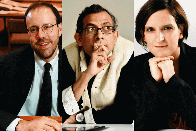 Nobel: "Os premiados deste ano introduziram uma nova abordagem para obter respostas confiáveis sobre as melhores formas de combater a pobreza global" (Divulgação/Getty Images)