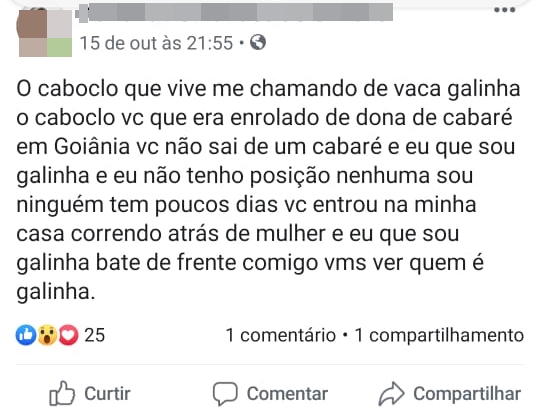Mulher denuncia agressão após discussão com vereador em Itaguari