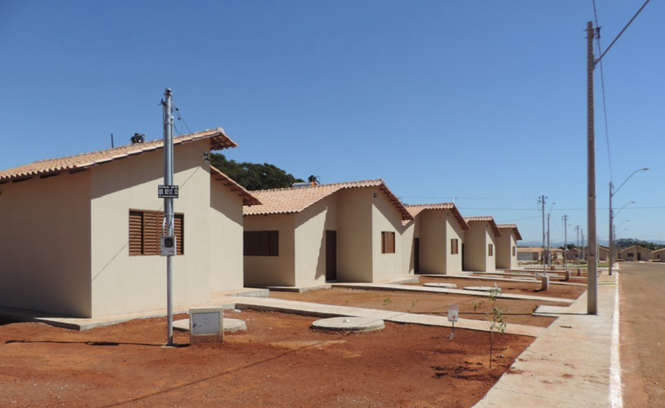 Residencial Recanto das Rosas, em Itaberaí. (Foto: Divulgação / Caixa Econômica Federal)