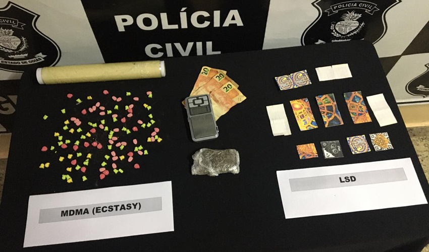 Genarc apreende drogas e dinheiro em Anápolis, após investigações