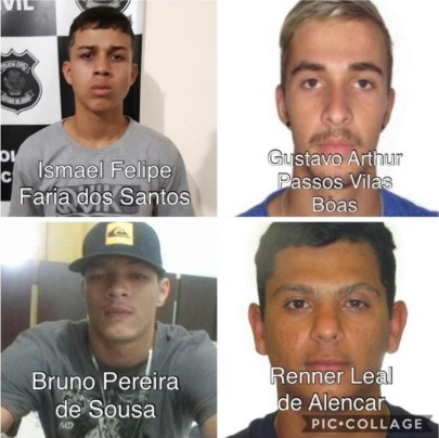 Quatro estão foragidos (Foto: divulgação/PC)