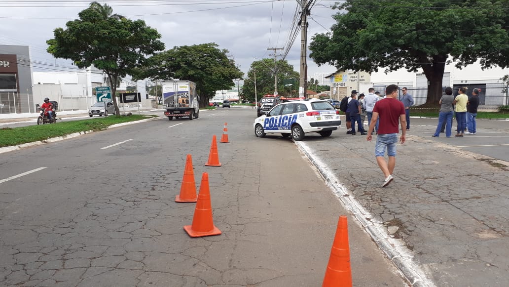 Criança morre após ser atropelada por ônibus do transporte coletivo, em Goiânia (Foto: Divulgação/Dict)