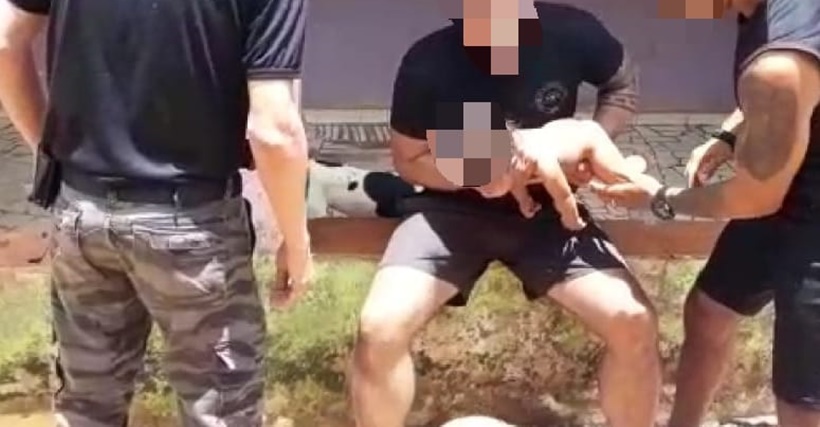 Bebê é salvo de engasgo por agentes penitenciários, em Luziânia