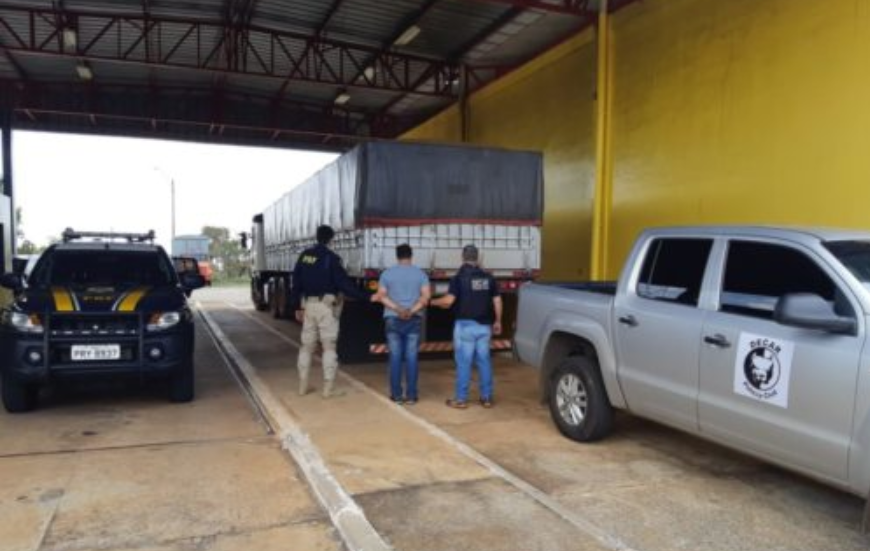 Homem é preso na BR-060 com carga de cigarros avaliada R$ 2 milhões