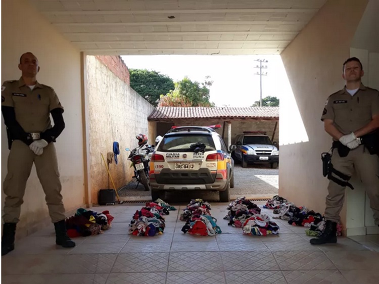 Ladrão de calcinhas ataca varais em MG e é preso com mais de mil peças