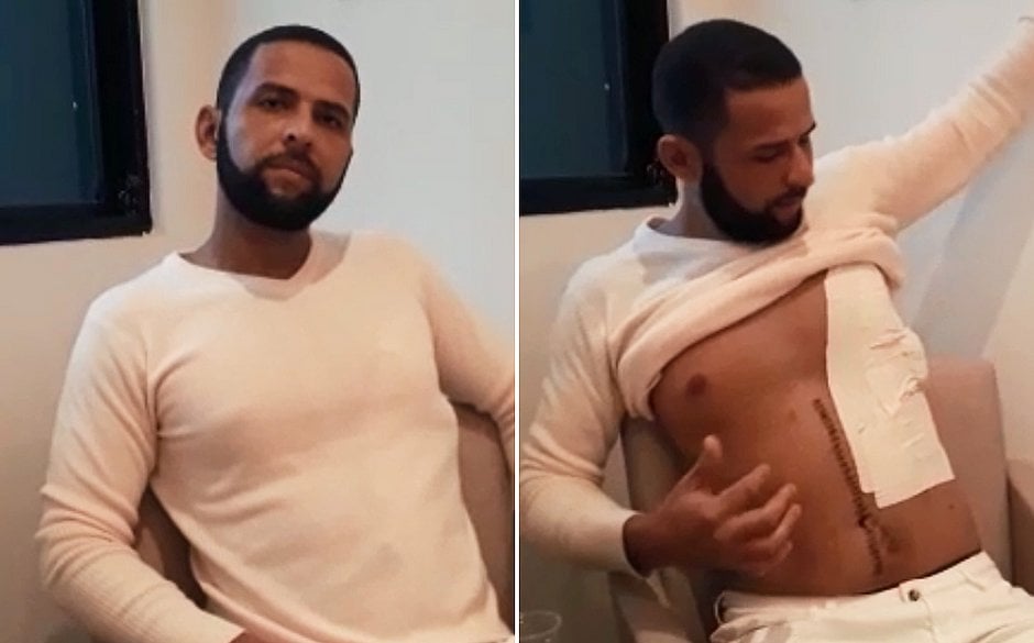 Marcelo Macedo dos Santos, 33, agredido fisicamente e atingido por quatro tiros no braço e no abdômen após beijar um homem no bar onde estava entre amigos, no último dia 20.