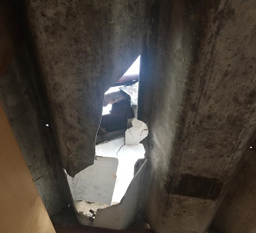 Raio atinge residência no setor Coimbra, em Goiânia