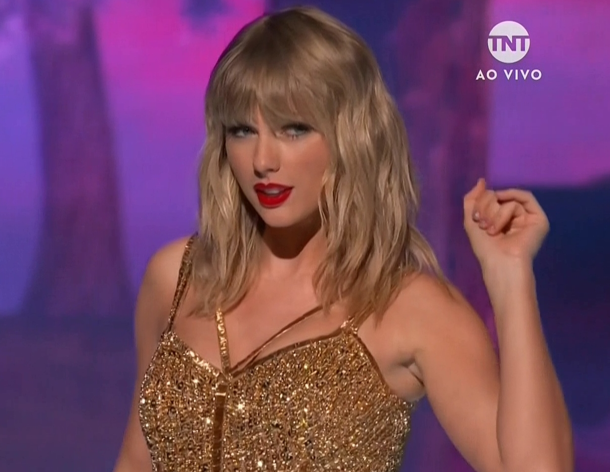 cantora Taylor Swift shows no brasil