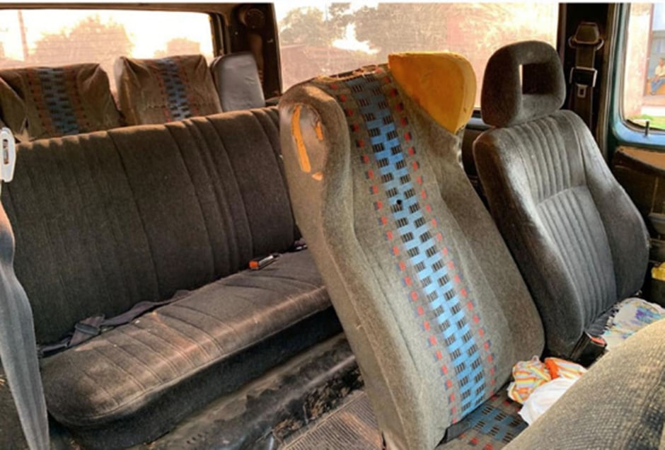 Vistoria flagra veículos escolares em más condições, em Niquelândia (Foto: Divulgação/MP-GO)