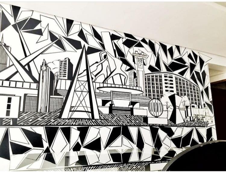 Essa é a primeira edição da exposição de Tape Art em Goiás, realizada pelo Do All Tape – Arte com Fitas.