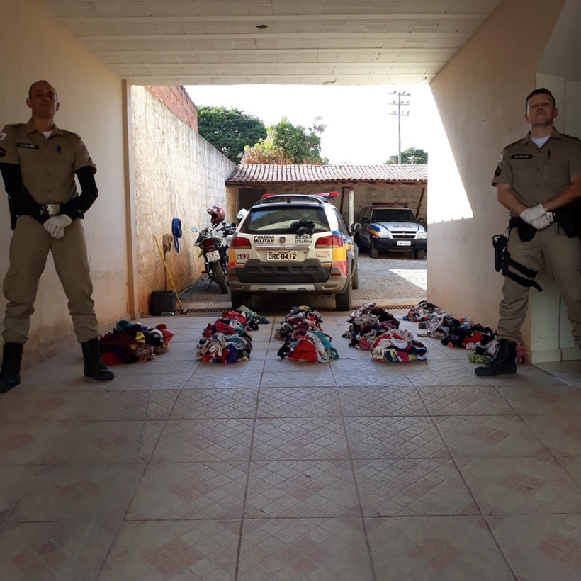 Ladrão de calcinhas é preso com mais de mil peças íntimas, em MG