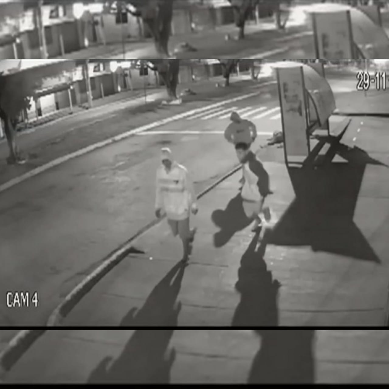 Três adolescentes suspeitos de matar um idoso, de 65 anos, a chutes, socos e pedrada foram apreendidos em Cidade Ocidental. (Foto: Reprodução)