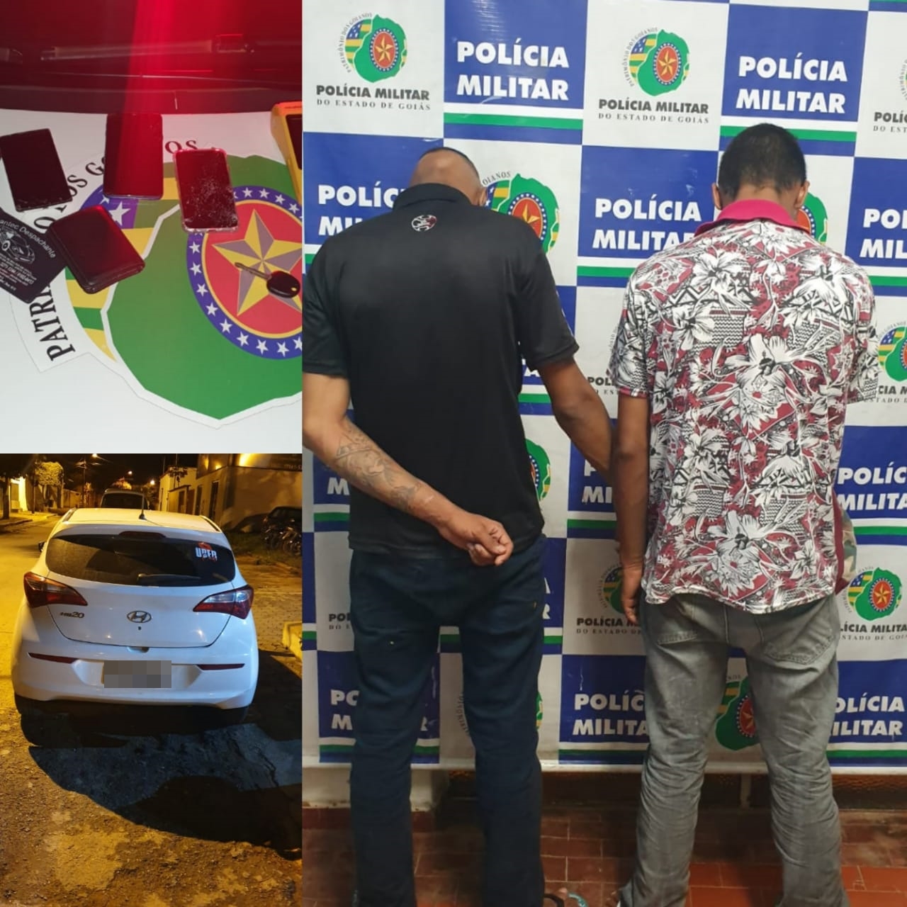 Motorista de app têm o carro roubado por dois menores em Aparecida