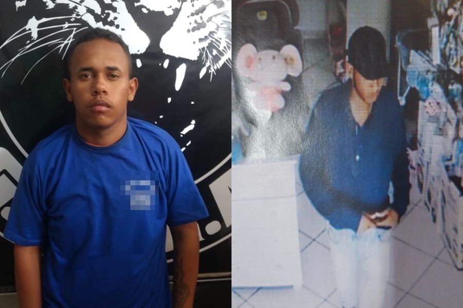 Um deles, de boné, ainda está foragido (Foto: divulgação/PC)