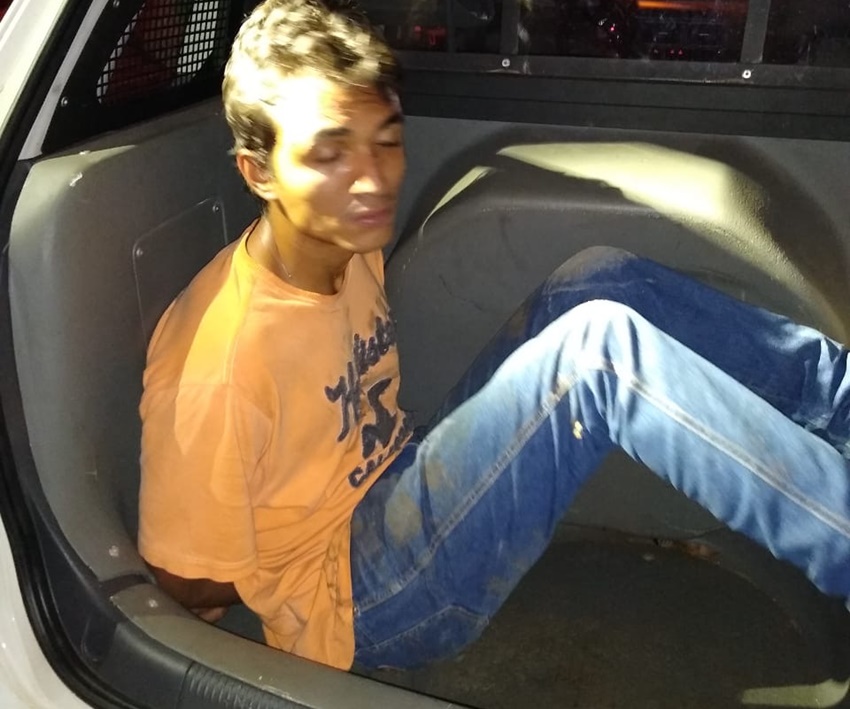 O ladrão usava uma tornozeleira eletrônica