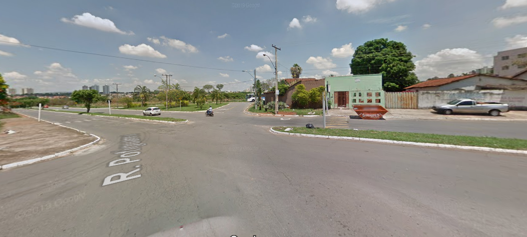 Um homem foi preso suspeito de dirigir embriagado, atropelar um motociclista e negar socorro à vítima. O caso aconteceu na manhã desta quarta (25). (Foto: Google Street View)