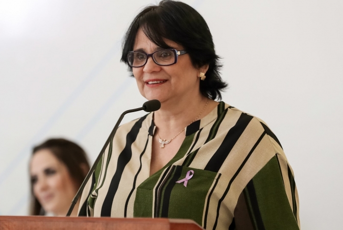 Damares justifica nota antivacina infantil para combater 'confusão social' (Foto: Marcos Corrêa/PR)