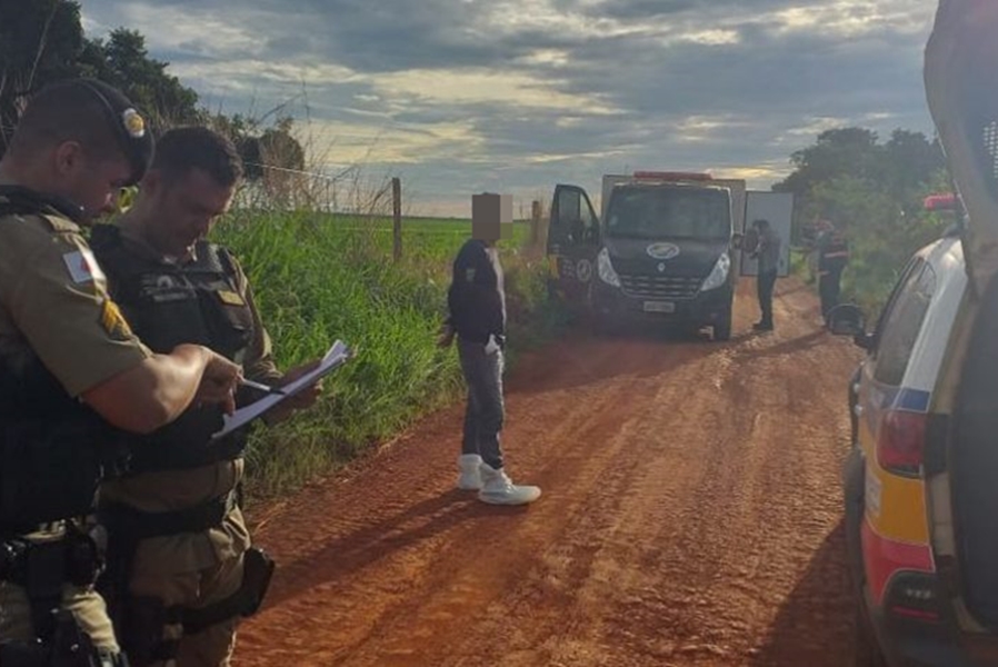 Preso homem que matou mulher e escondeu corpo, em Cabeceiras de Goiás