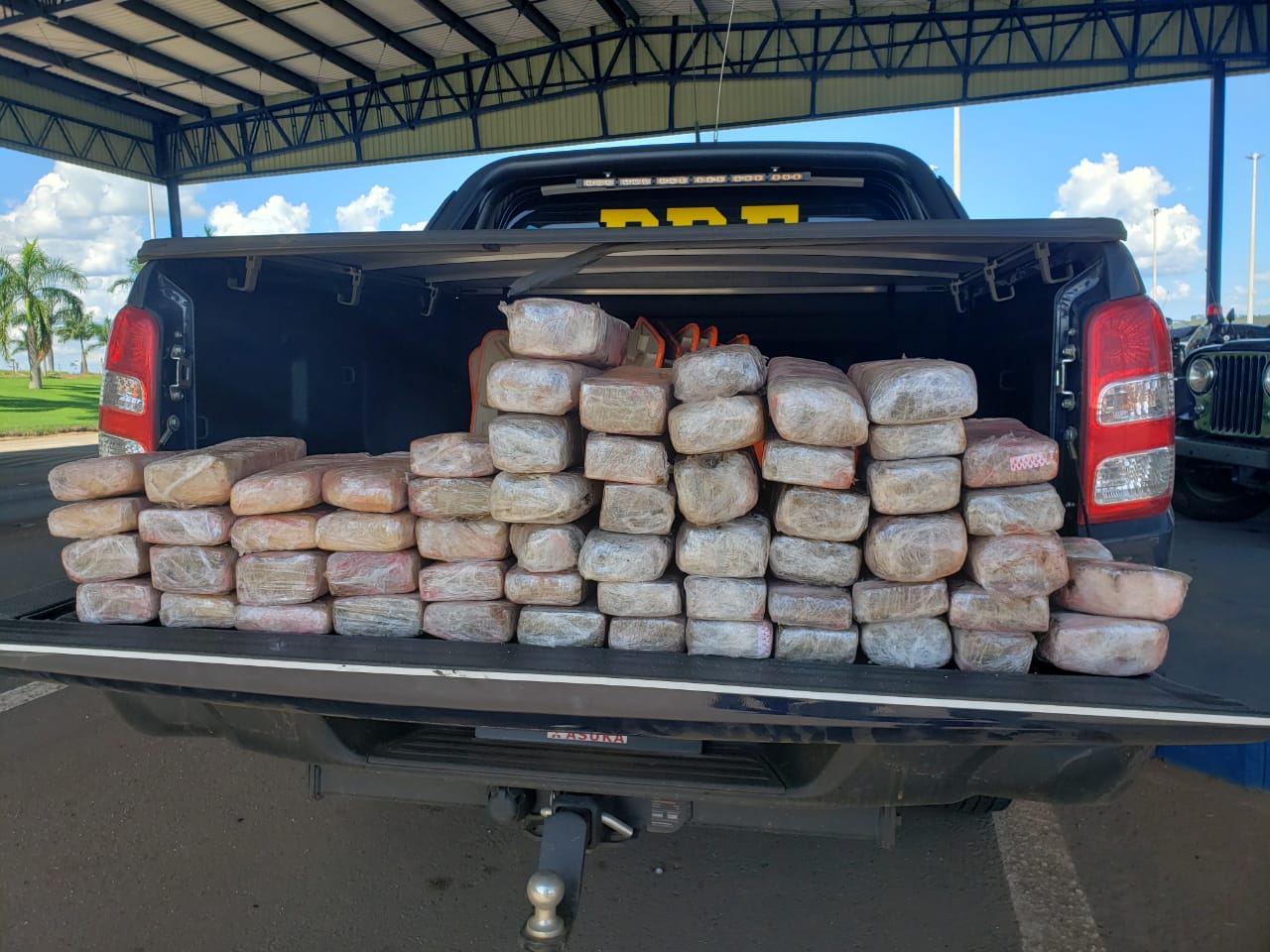 Casal é preso com 50 kg de maconha, em Anápolis