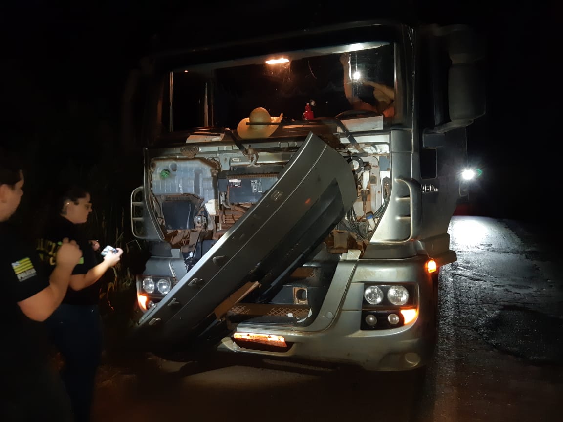 Um idoso, de 80 anos, morreu após ser atropelado na BR-452, em Itumbiara, na região Sul do estado. O caso aconteceu nesta segunda-feira (27). (Foto: Divulgação/PRF)