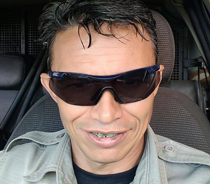 O cabo da PM, Paulo Batista Mota, foi preso nesta terça-feira (14), em Goiânia. Ele foi condenado a 20 anos de prisão no regime fechado. (Foto: Reprodução)