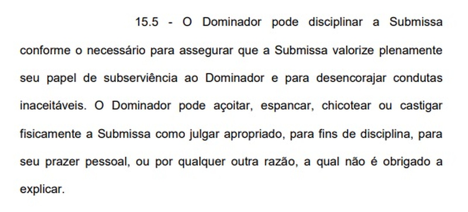 Advogado anexa "contrato de submissão" de mulher em processo e juiz manda retirar, em Mato Grosso 