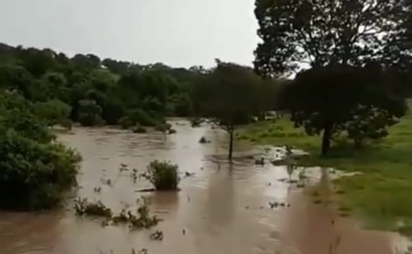 O município de Pontalina registrou, em 12h, 90% do volume de chuva previsto para todo o mês de Janeiro na cidade. (Foto: Reprodução)