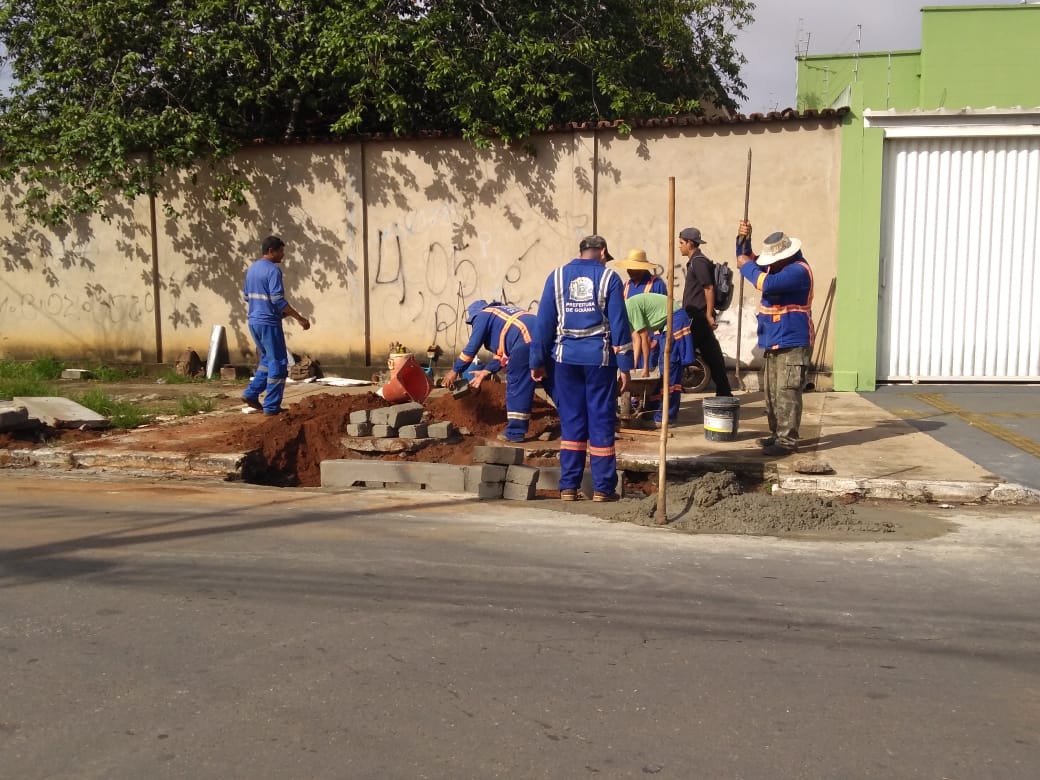 Obras na região da Avenida Araguaia visa evitar alagamentos