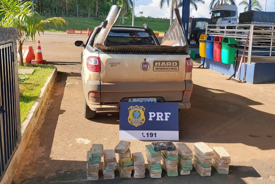 Homens são presos em BR 060 com cargas de drogas avaliadas em 1 milhão