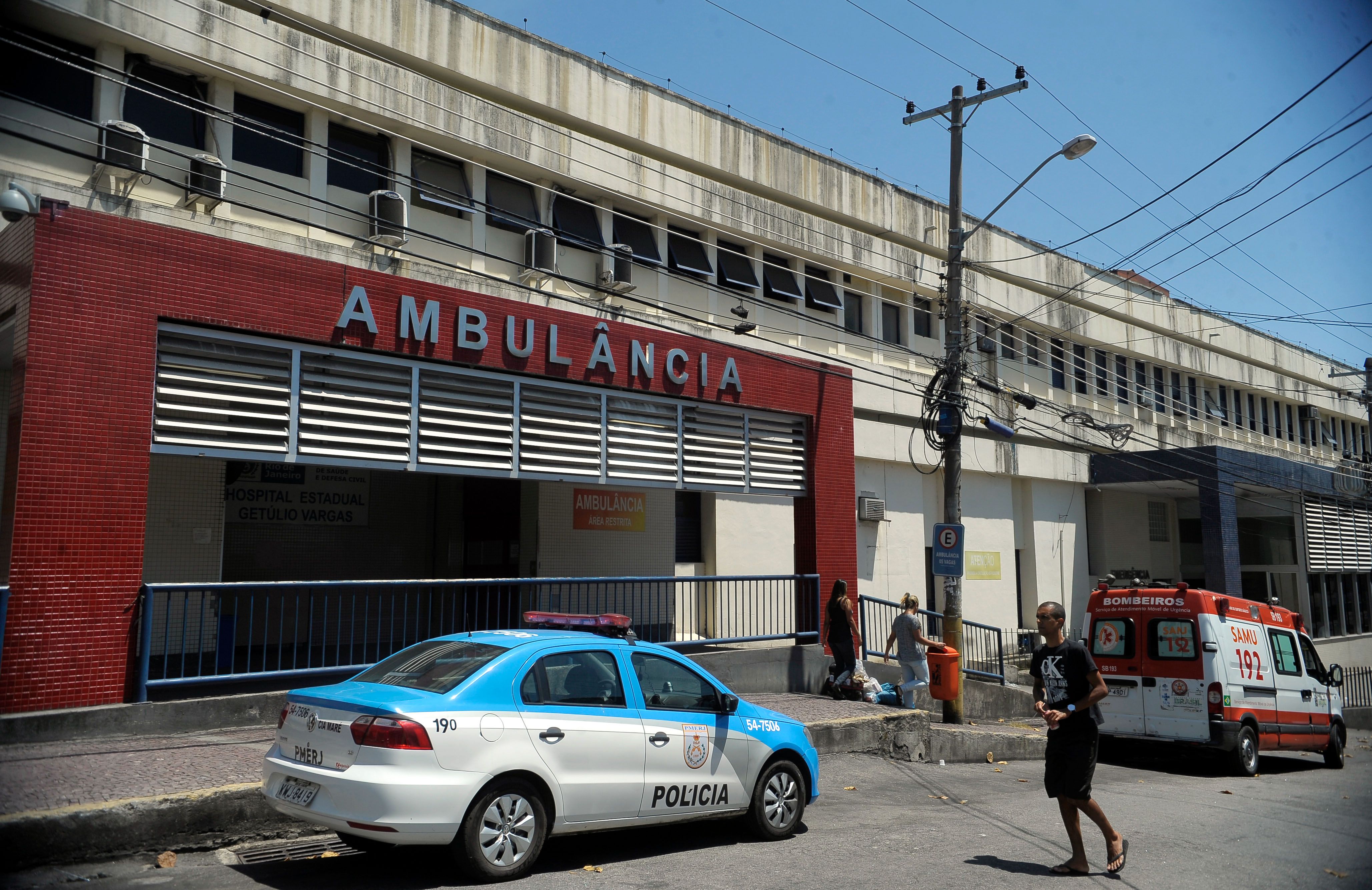 Rio de Janeiro - Atendimento de emergências no Hospital Estadual Getúlio Vargas, na Penha, zona norte da cidade(Fernando Frazão/Agencia Brasil)