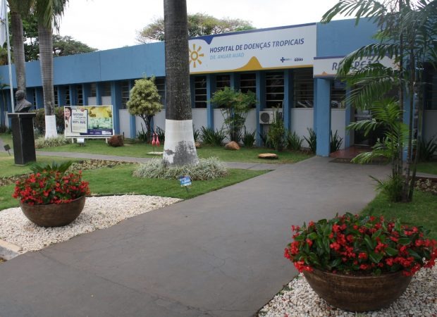 Paciente está internada no HDT (Foto: Divulgação)