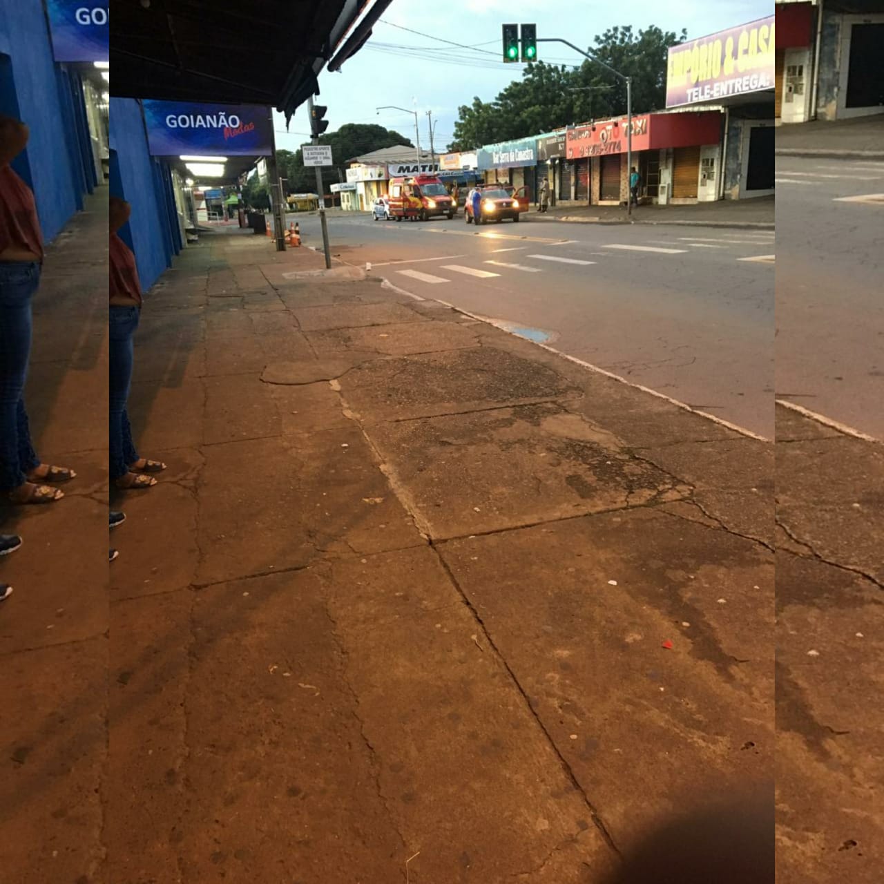 Um homem, que não teve a identidade revelada, foi preso suspeito de assassinar uma mulher com golpe de faca, em Goiânia. (Foto: reprodução)