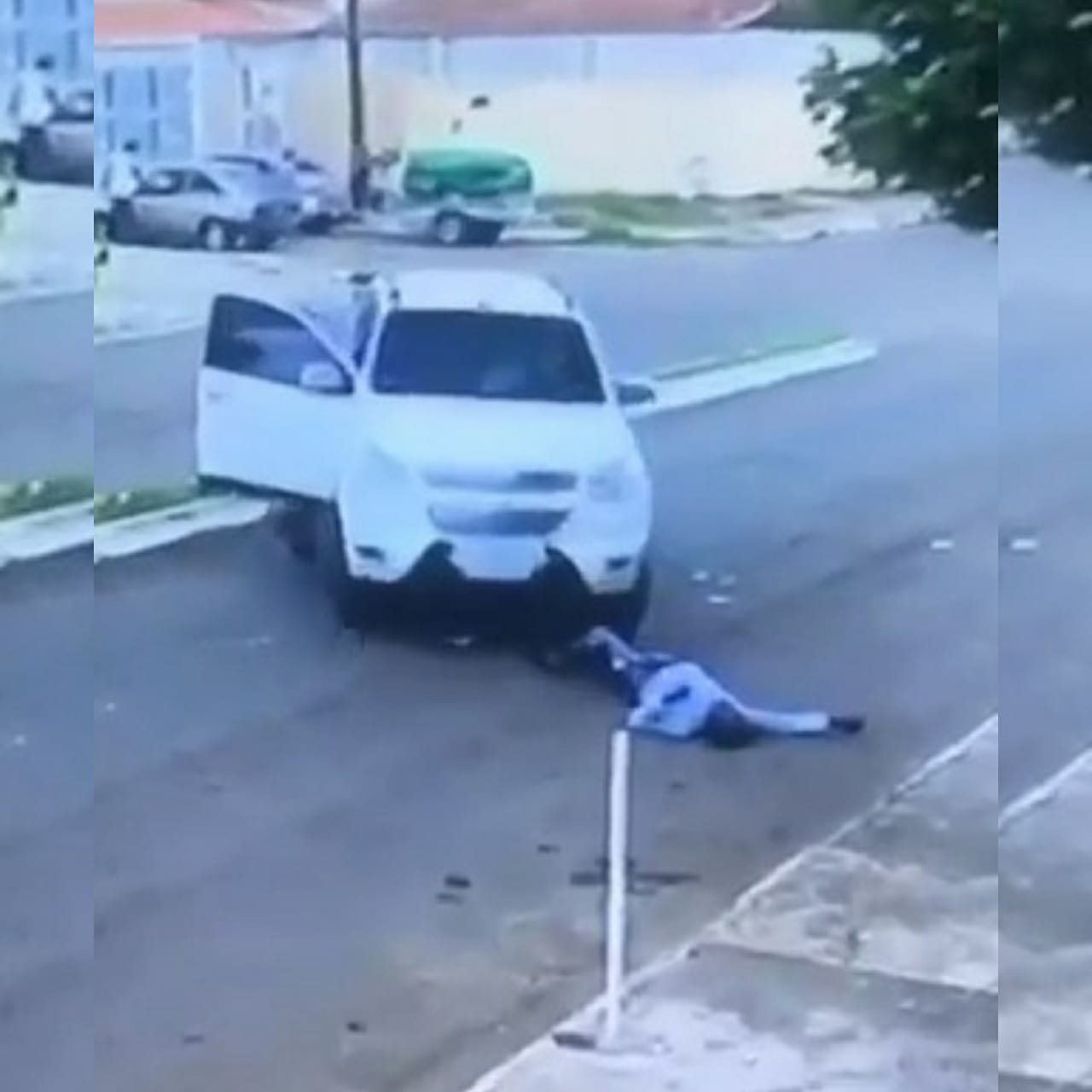 Homem que subiu em um canteiro e atropelou pedestre já tinha rixa com vítima