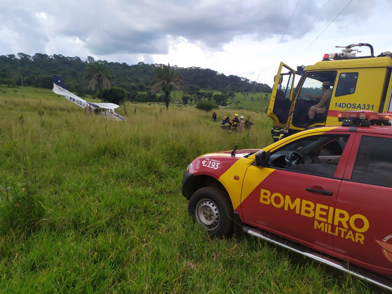 Aeronave faz pouso forçado no Recreio das Mansões, em Goiânia