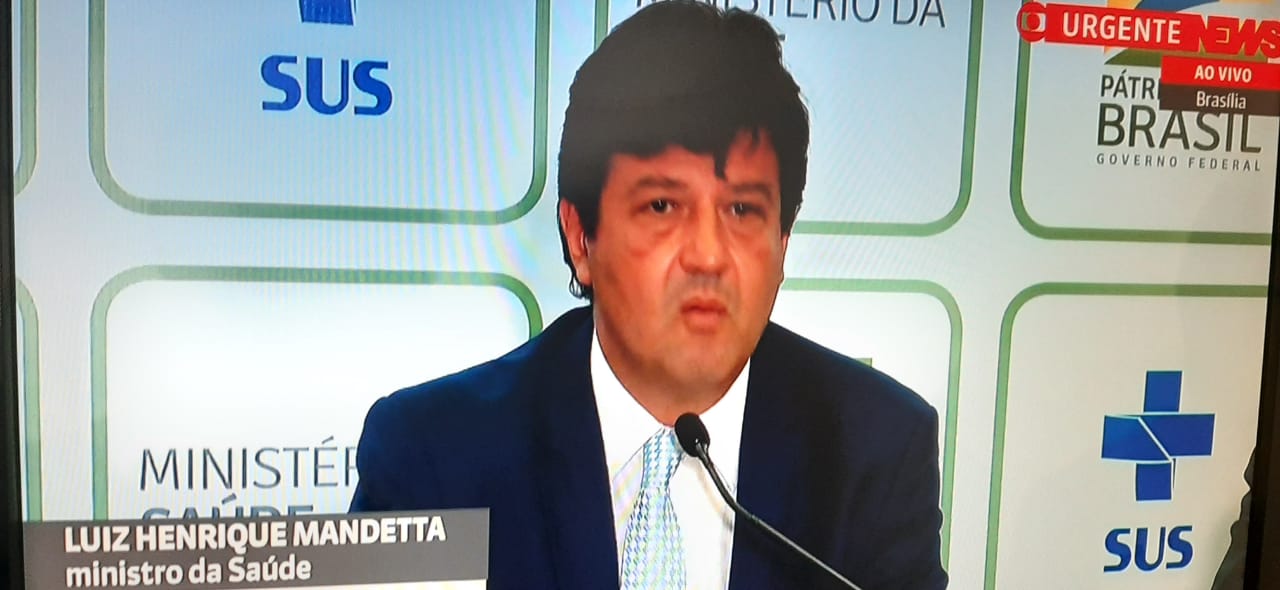 Ministério da Saúde confirma 1º caso de coronavírus no Brasil