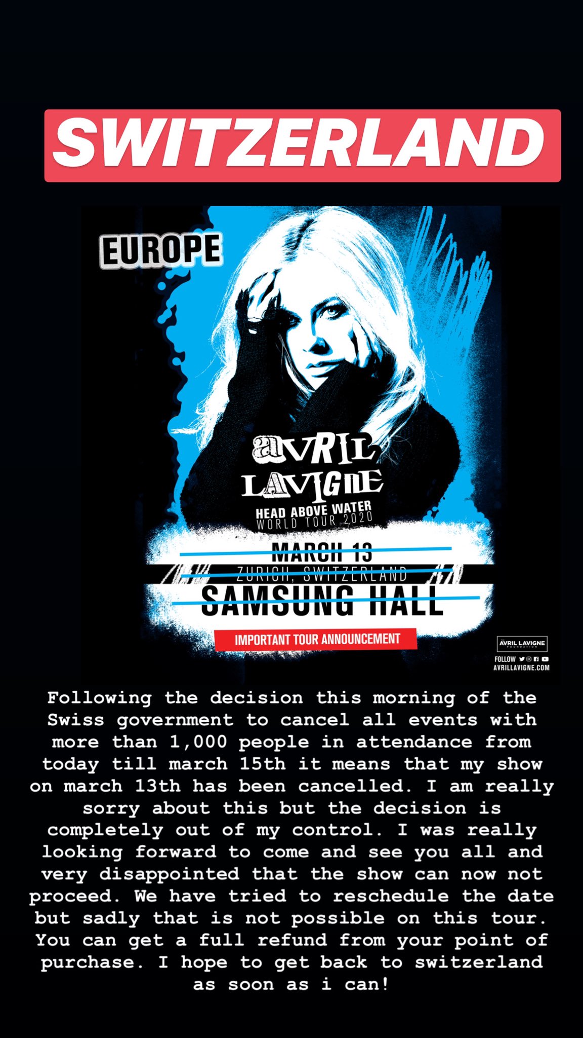 Avril Lavigne coronavírus