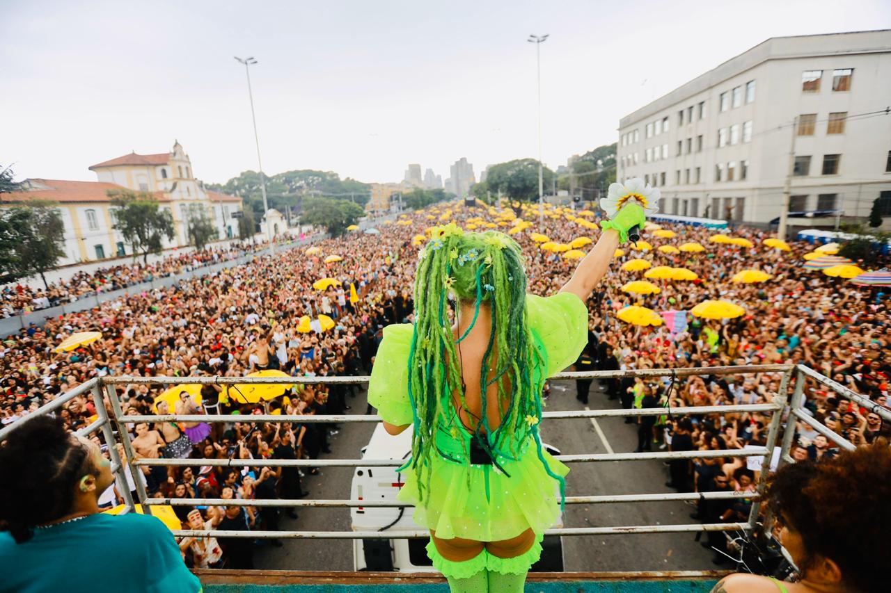 Gloria Groove Bloco das Gloriosas Carnaval São Paulo