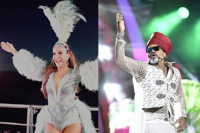 Ivete e Carlinhos Brown comandam último dia de Carnaval em Salvador