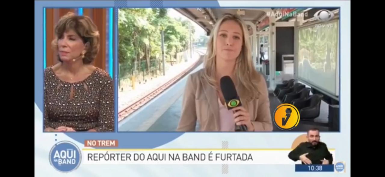 Repórter tem celular furtado ao vivo, em São Paulo