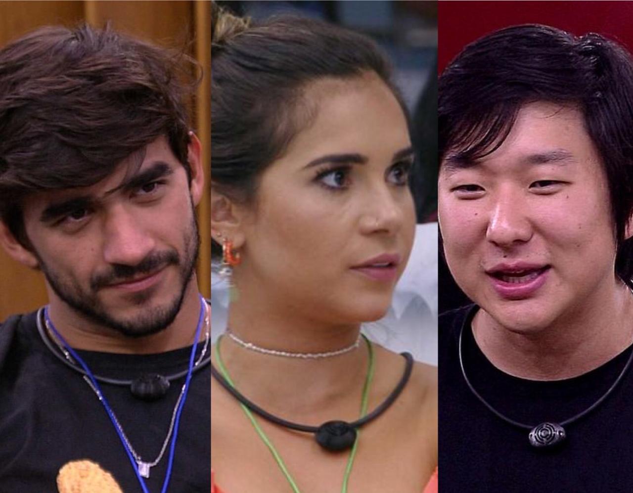 BBB 20 Guilherme, Gizelly e Pyong estão no Paredão